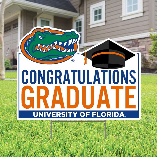 University of Florida Grad Lawn Sign