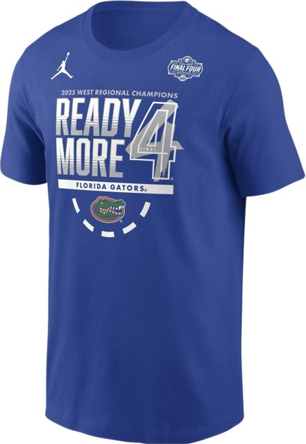 University of Florida Men's Basketball 2025 Final Four Locker Room Short Sleeve T-Shirt