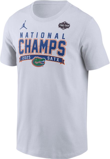 University of Florida Men's Basketball 2025 National Champions Celebration Short Sleeve T-Shirt