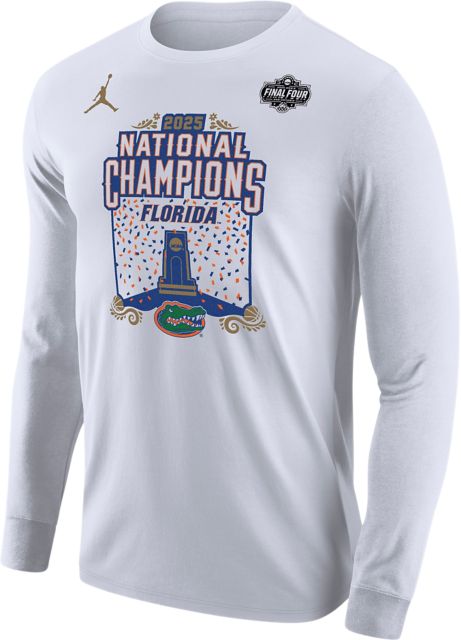University of Florida Men's Basketball 2025 National Champions Celebration Long Sleeve T-Shirt