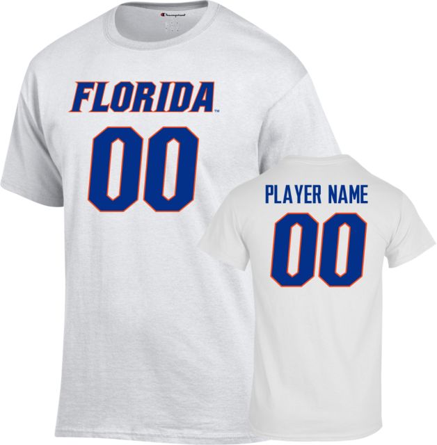 Florida Men's Basketball Player Name Short Sleeve T-Shirt - ONLINE ONLY