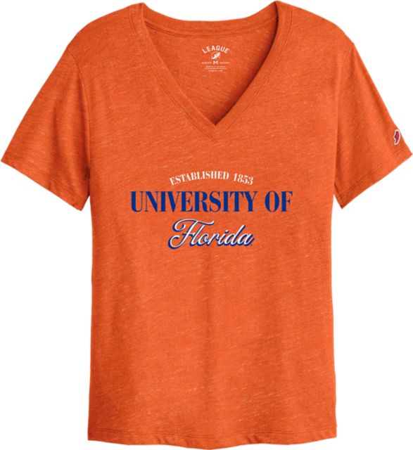University of Florida Women's V-Neck Short Sleeve T-Shirt