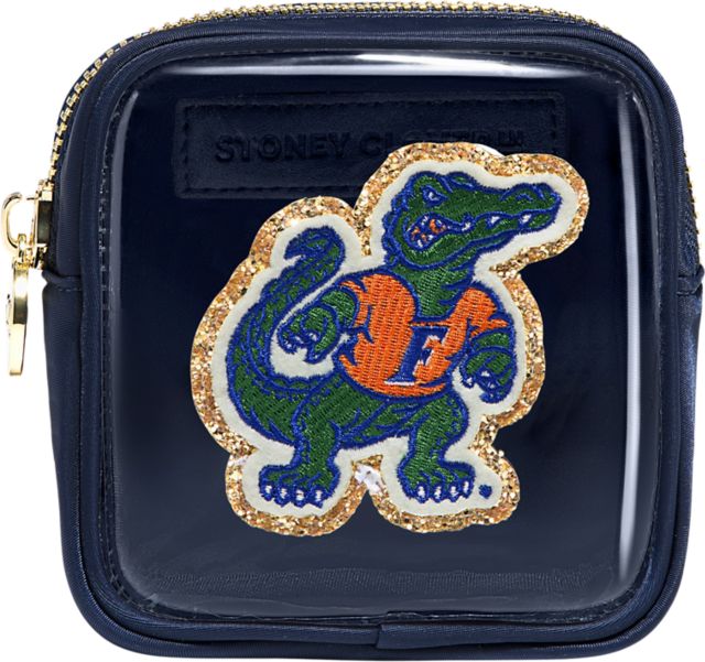 University of Florida Sapphire Clear Mini Pouch with University of Florida Patch