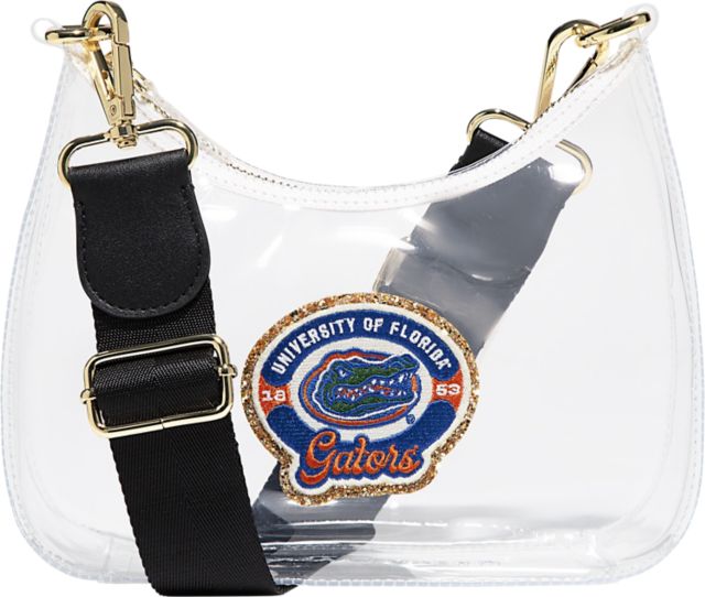 University of Florida Clear Crossbody Bag with University of Florida Patch