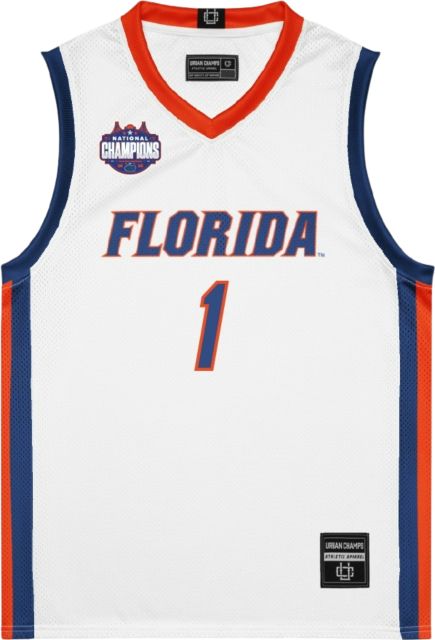 University of Florida Men's Basketball 2025 National Champions Clayton Jr Jersey