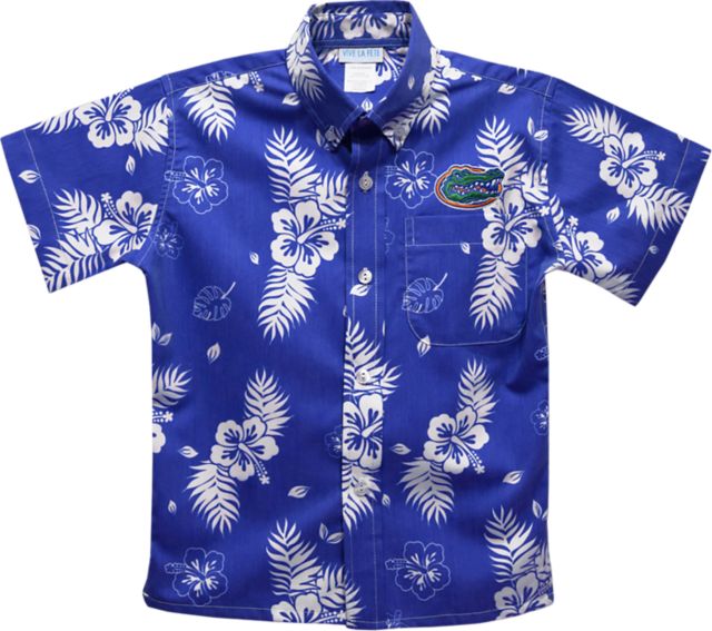 University of Florida Toddler Hawaiian Print Button-Down Shirt - ONLINE ONLY