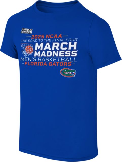 University of Florida Men's Basketball 2025 NCAA Tournament Bound Youth Short Sleeve T-Shirt