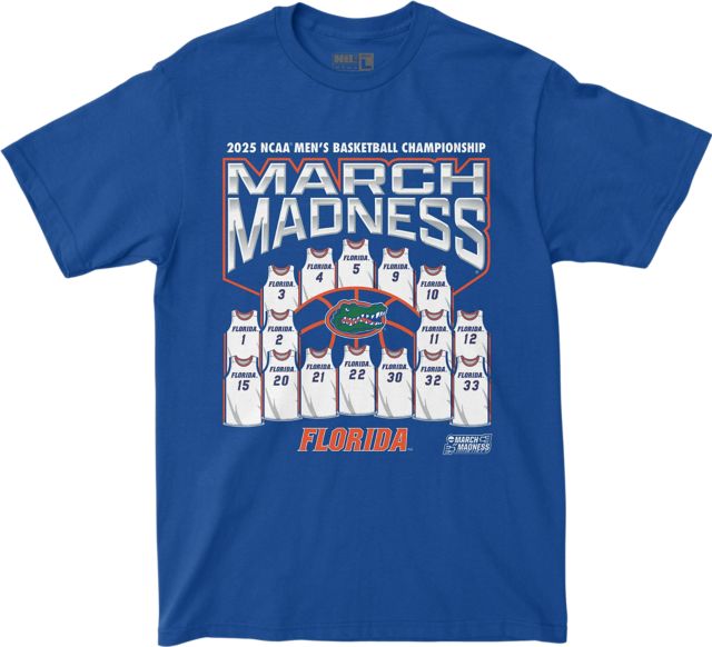 University of Florida Men's Basketball 2025 NCAA Tournament Bound Short Sleeve T-Shirt