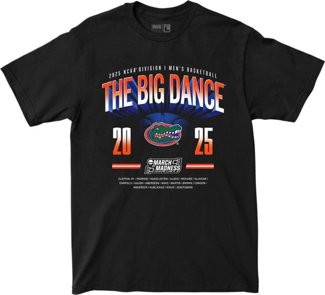 University of Florida Men's Basketball 2025 NCAA Tournament Bound Short Sleeve T-Shirt