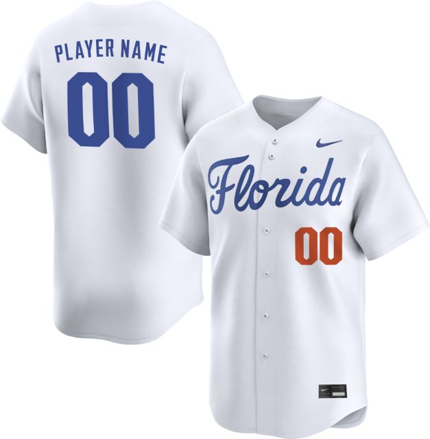 University of Florida Baseball Nike Player Name Jersey