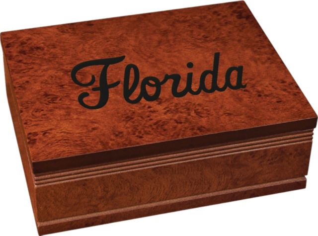 University of Florida Burlwood Finished Box