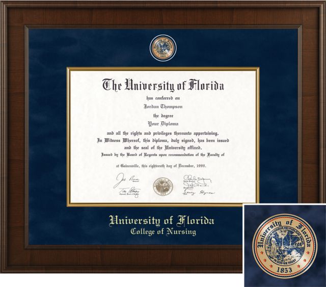 Church Hill Classics Presidential Diploma Frame. College of Nursing  - ONLINE ONLY