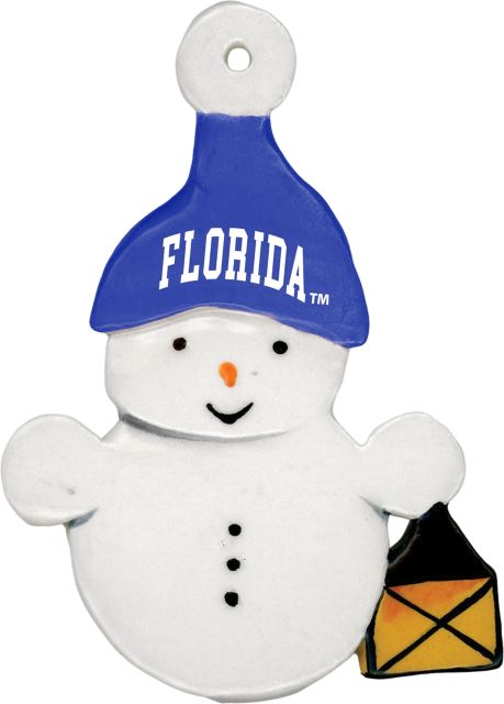 University of Florida Snowman Ornament