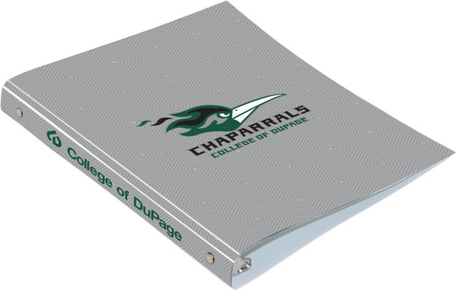 College of DuPage 1 inch Binder