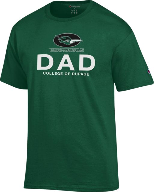 College of DuPage Chaparrals Dad Short Sleeve T-Shirt
