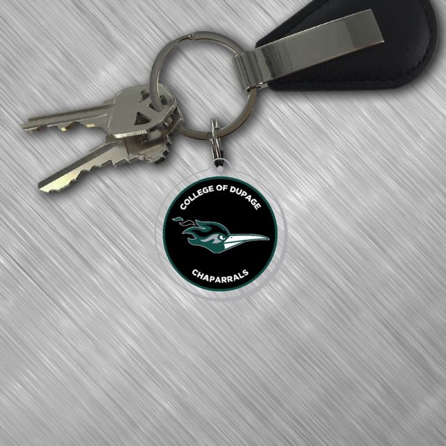 College of DuPage Chaparrals Laser Cut Keytag