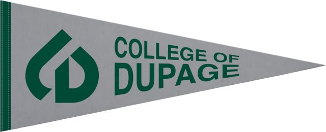 College of DuPage 12x30 Pennant