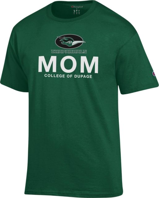 College of DuPage Chaparrals Mom Short Sleeve T-Shirt