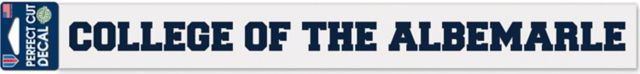 College of the Albemarle 2'' x 17'' Perfect Cut Decal