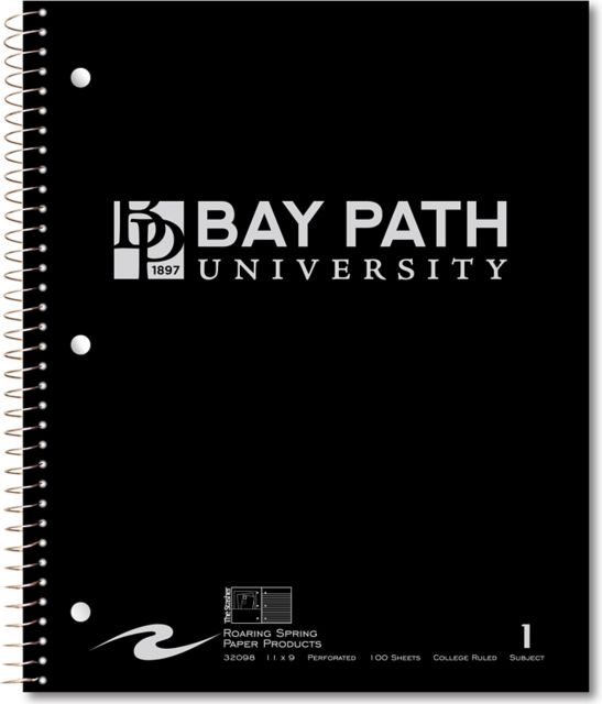 Bay Path University 1 Subject Notebook