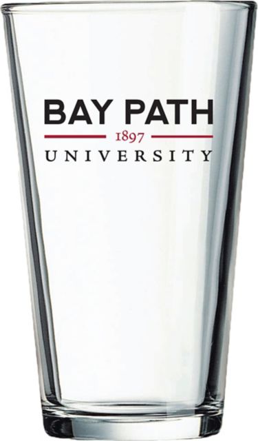 Bay Path University 16 oz. Glass