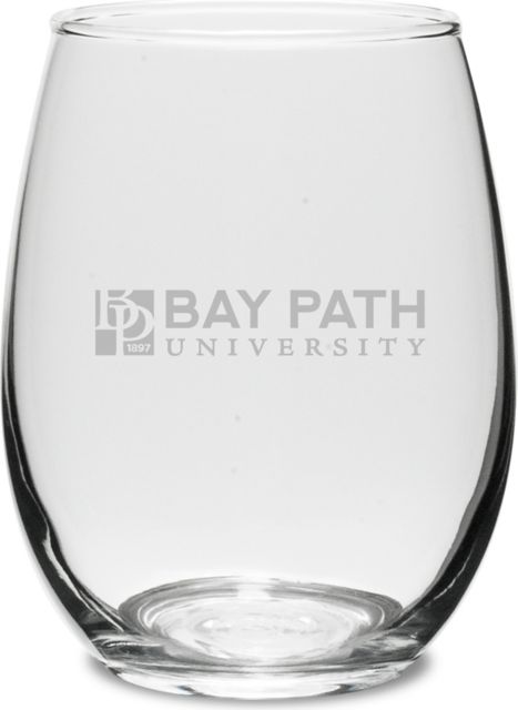 Bay Path University 15 oz. Stemless Wine Glass