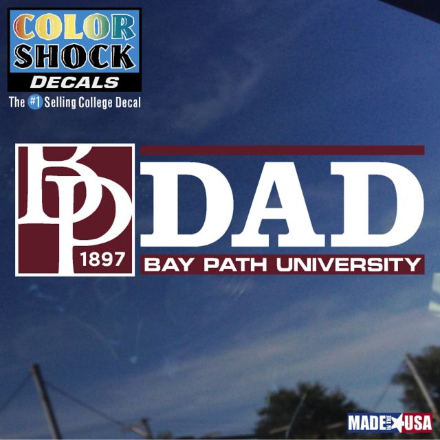 Bay Path University Dad Decal