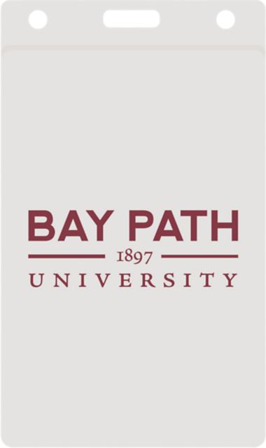 Bay Path University Thumb Notch Card Guard