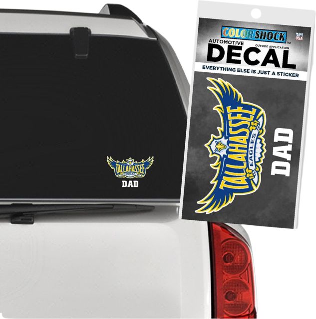 Tallahassee State College Eagles Dad Decal