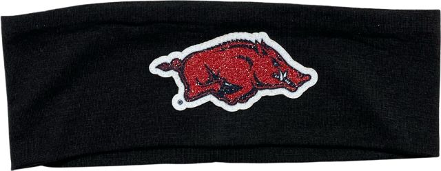 Arkansas Razorbacks Women's Glitter Stretch Headband