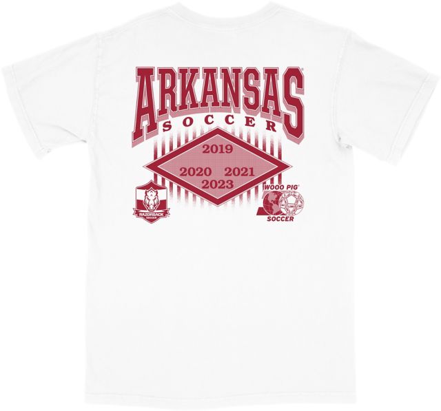 Arkansas Razorbacks Soccer Short Sleeve T-Shirt