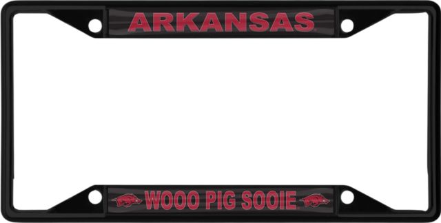 Arkansas Razorbacks License Plate Frame