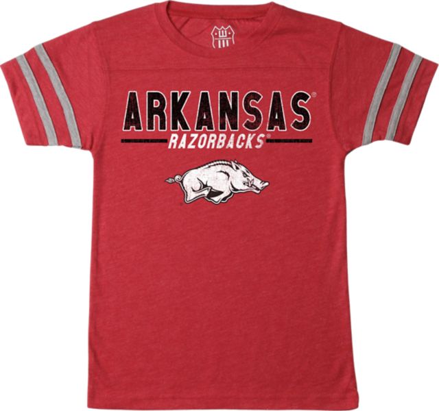 Arkansas Razorbacks Boys Backfield Short Sleeve T-Shirt