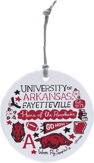 Arkansas Razorbacks Ornament