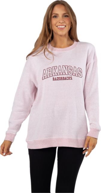 Arkansas Razorbacks Women's Warmup Crewneck Sweatshirt