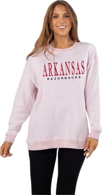 Arkansas Razorbacks Women's Warmup Crewneck Sweatshirt