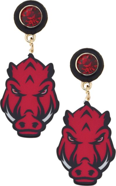 Arkansas Razorbacks Women's Arkansas Razorbacks Resin Earrings in Cardinal