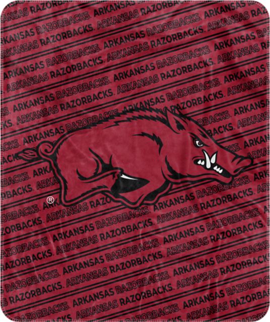 Arkansas Razorbacks Chenille Blanket