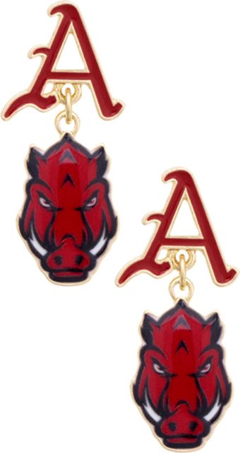 Arkansas Razorbacks Drop Earrings
