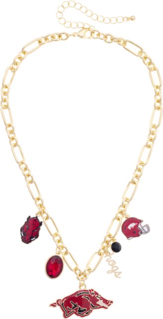 Arkansas Razorbacks Gameday Charm Necklace
