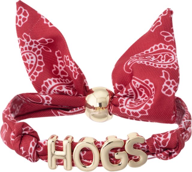 Arkansas Razorbacks Bandana Slider Bracelet