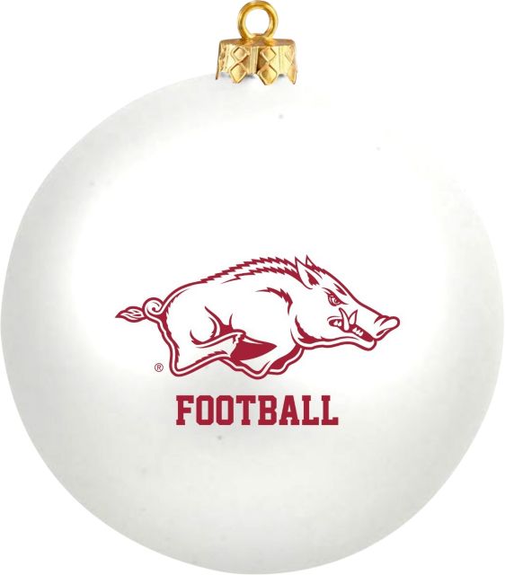 Arkansas Razorbacks Football Shatterproof Ornament