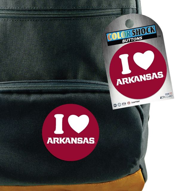 Arkansas Razorbacks 3'' First Game Button