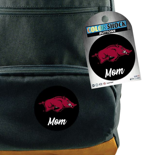 Arkansas Razorbacks Mom 3'' Button