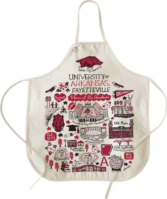 Arkansas Razorbacks Julia Gash Canvas Apron