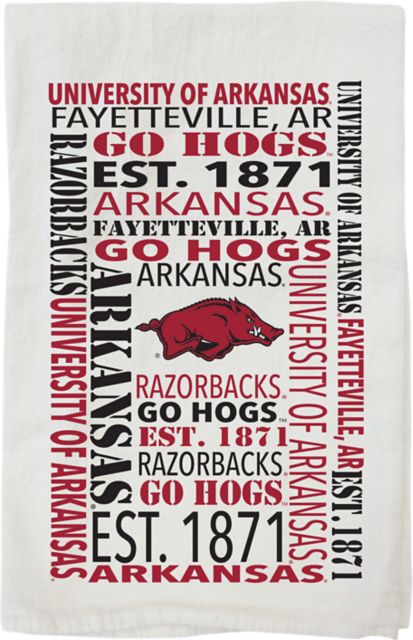 Arkansas Razorbacks Tea Towel