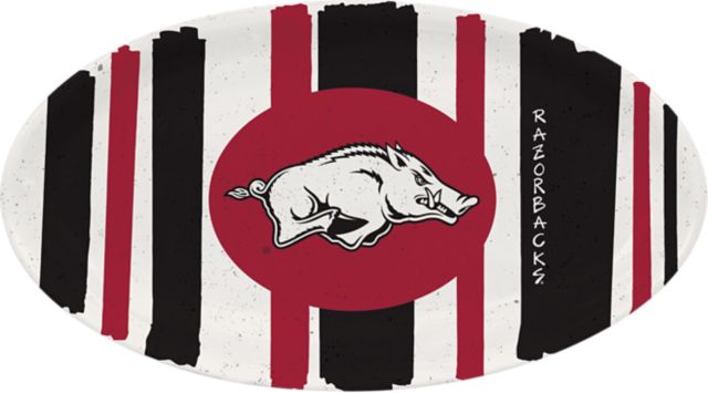 Arkansas Razorbacks Small Oval Shaped Platter