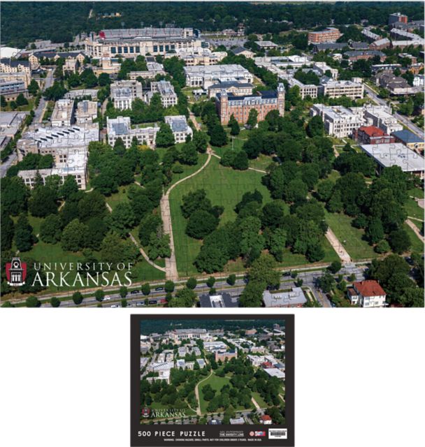 Arkansas Razorbacks Campus Puzzle