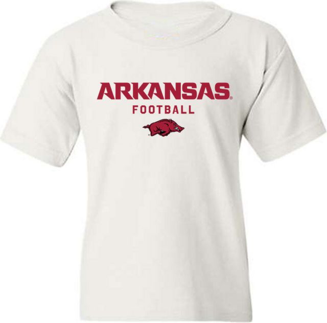 Arkansas Razorbacks Football Player Name Youth Short Sleeve T-Shirt