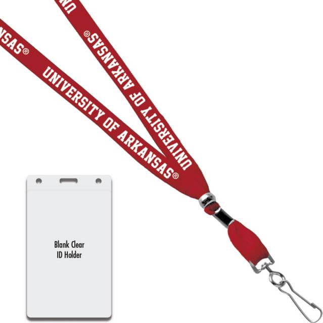 Arkansas Razorbacks Card Dispenser Lanyard